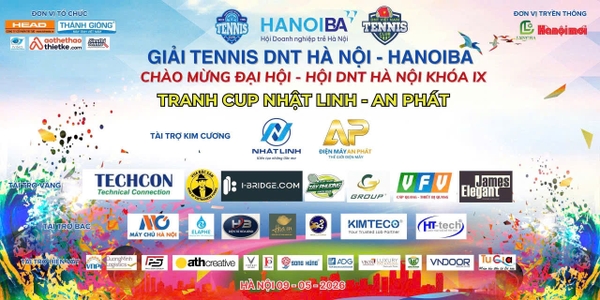 An Phát đồng hành cùng Giải Tennis Doanh nhân trẻ Hà Nội – HANOIBA 2026