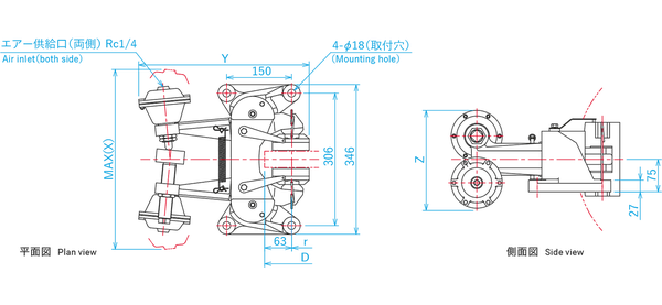 Kích thước DB-3035AW