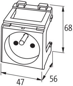 Thông số Ổ cắm điện MODLINK MSVD 4000-72000-0150000