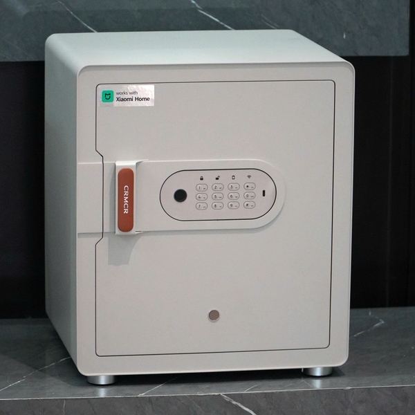 Két sắt thông minh thép đúc đặc Xiaomi CRMCR 45MS - Khóa vân tay điện tử định danh người mở