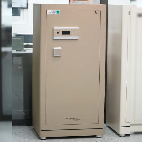 Két Sắt Xiaomi CRMCR 120LE Khóa Vân Tay Điện Tử Định Danh Người Mở, Thép Q345 Đúc Đặc 6 Mặt, 8 Chế Độ Cảnh Báo Về Điện Thoại
