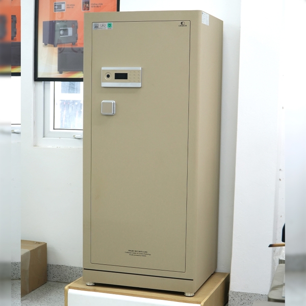 Két Sắt Xiaomi CRMCR 150LE Cỡ Lớn 220kg Báo Động Điện Thoại, Vân Tay Định Danh, Bảo Hành 6 Năm