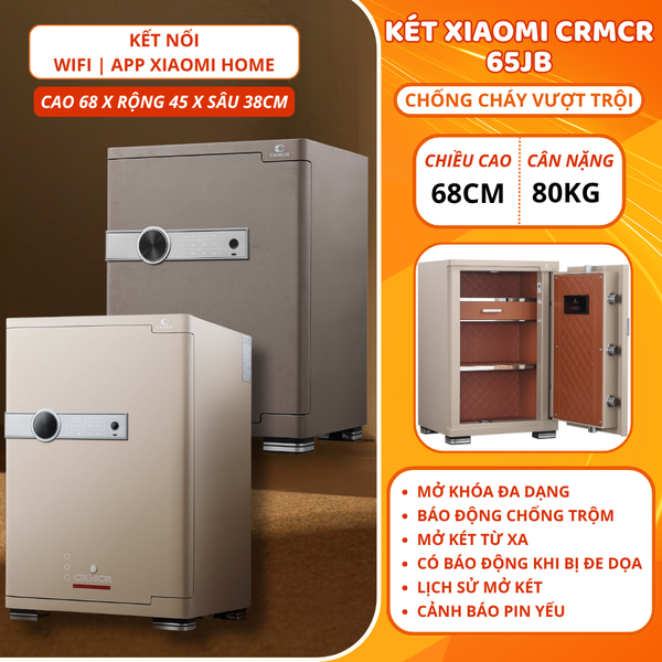 Két sắt Xiaomi CRMCR 65JB – Chống cháy, kết nối App Xiaomi Home