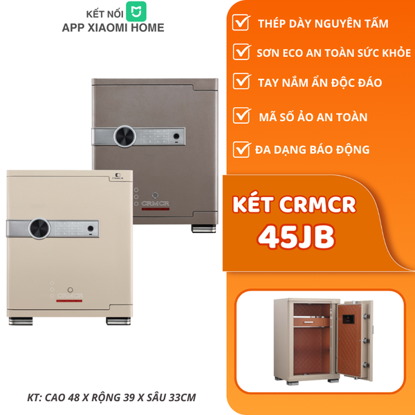 Két Sắt Xiaomi CRMCR 45JB Chống Cháy Kết Nối APP Xiaomi Home