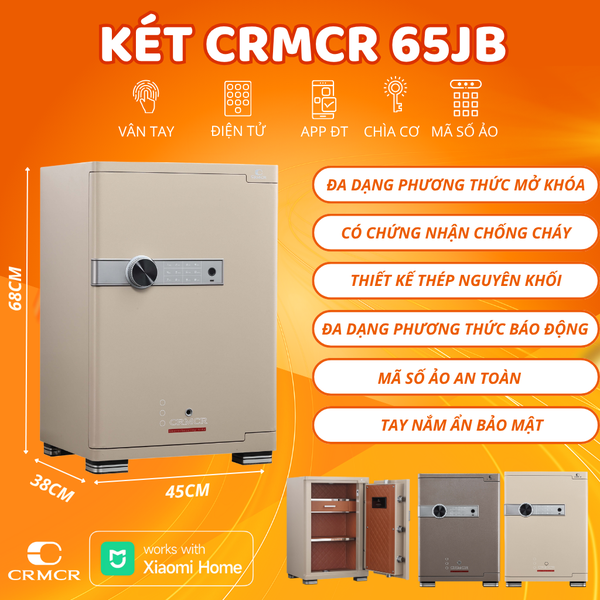 Két sắt Xiaomi CRMCR 65JB – Chống cháy, kết nối App Xiaomi Home