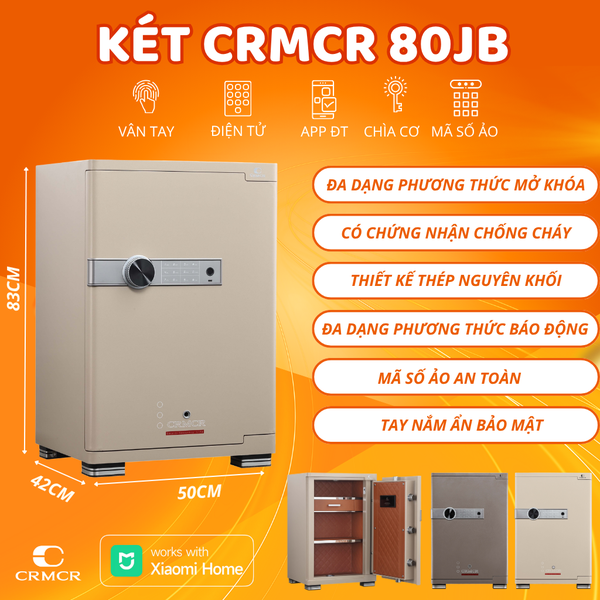 Két Sắt Xiaomi CRMCR 80JB Kết Nối APP Xiaomi Home