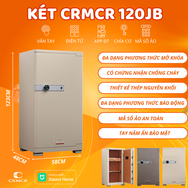Két sắt Xiaomi CRMCR 120JB Chống Cháy Kết Nối APP Điện Thoại