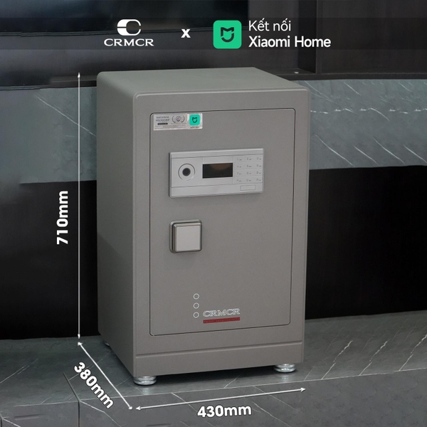Két Sắt Xiaomi CRMCR 71LB Bảo mật tối tân, màu sơn Titanium độc bản