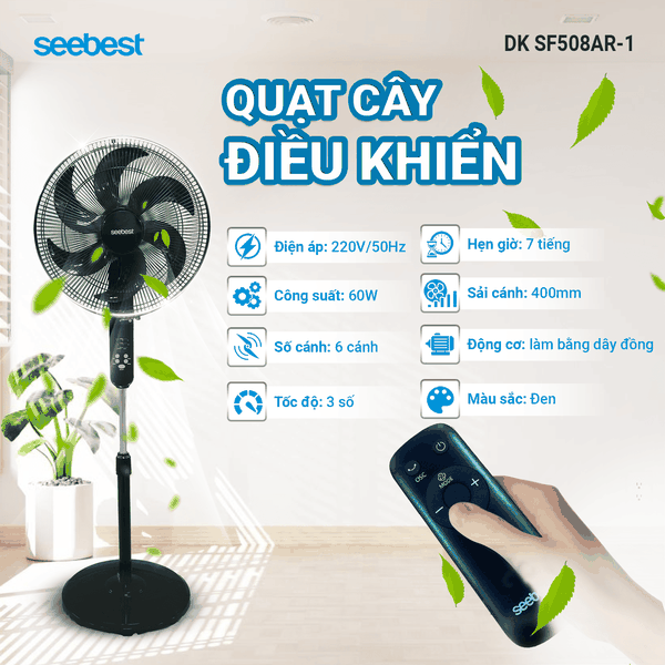 Quạt đứng có điều khiển SF508AR-1