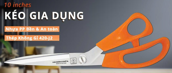 Kéo Inox Nguyễn Đình 9ID & 10ID | Dòng Kéo Đại – Cắt Mượt, Cầm Chắc