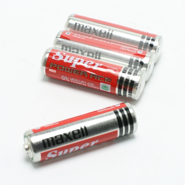 Pin AA Maxell R6P(AR) 4P – Đỏ | Tiện Lợi – Bền Bỉ – Giá Tốt
