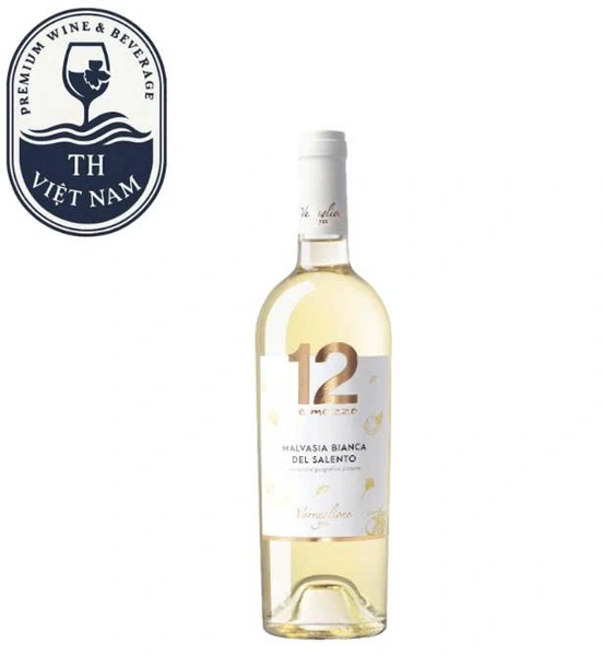 Rượu Vang Trắng 12 e Mezzo Malvasia Bianca Puglia IGP 