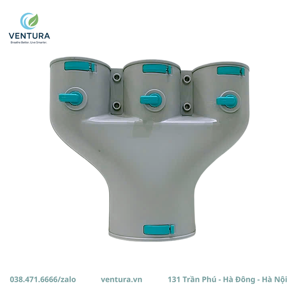 bộ chia ba máy cấp khí tươi