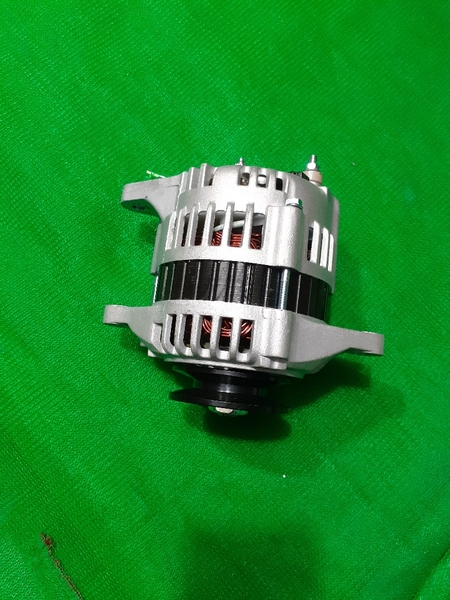 MÁY PHÁT PC50 PC58 PC40R-8 R55 CỔ = DH55 CỔ TÂM 155 1 rãnh*2 tai cân tâm 150* H68  12V - 45A