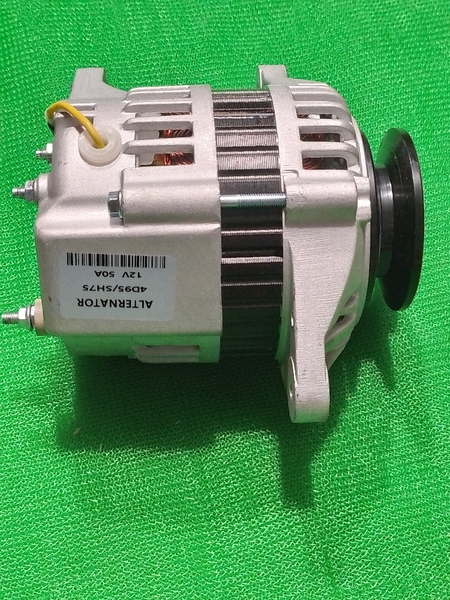 MÁY PHÁT PC50 PC58 PC40R-8 R55 CỔ = DH55 CỔ TÂM 155 1 rãnh*2 tai cân tâm 150* H68  12V - 45A