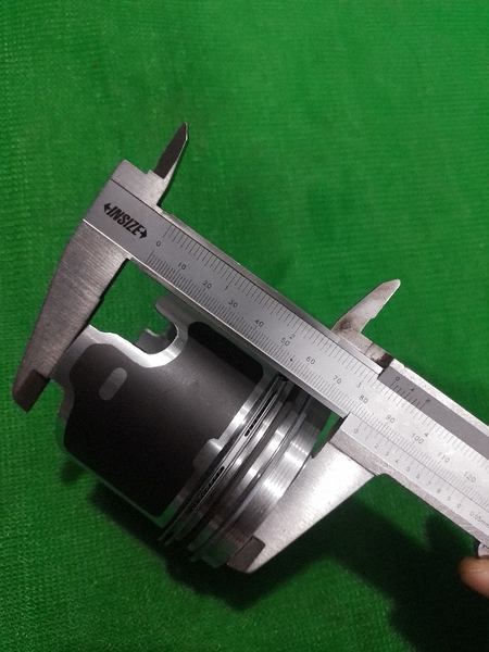 PISTON 4D84-3 ắc đến đỉnh 34 + XM N.TRÒN NHỌN ko kẹp thép KONEKS