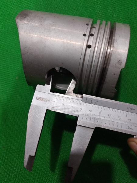 PISTON DA120 THÂN TRẮNG KẸP THÉP