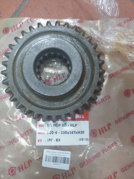 BÁNH RĂNG HỘP SỐ D20-6 33R*16T*H30 - HL
