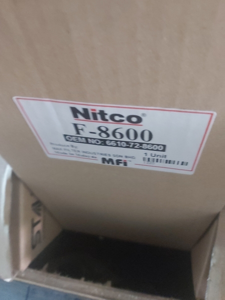 LỌC NHIÊN LIỆU F5601 F8600 JS4009  D60-6 6610-72-8600 Nitco/OSK