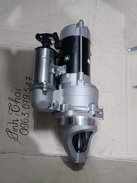 MÁY ĐỀ PC200-3 6D105 D41-3 24V 13R*3T*D46mm*có mõm*cổ 100*tâm 118*118*136 - WHC