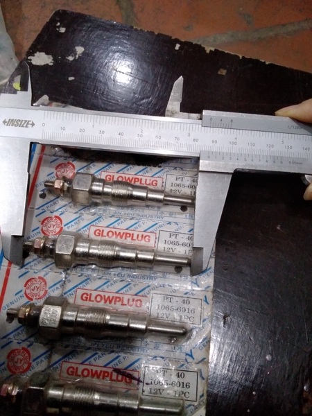 NẾN SẤY VỈ 12V: PT-40: DÀI 88* ZEN 14*GIÁC17