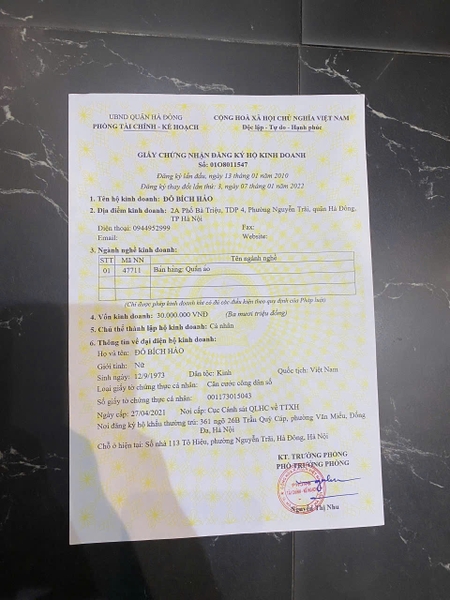 Bằng test test