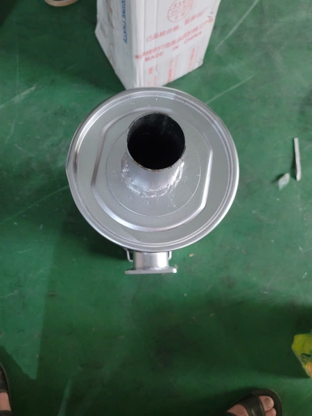 BẦU GIẢM THANH PC50UU-1 Ø180-450 ĐV BẮT BÍCH NẰM GIỮA THÂN BẦU ĐR NẰM ĐẦU ĐỐC