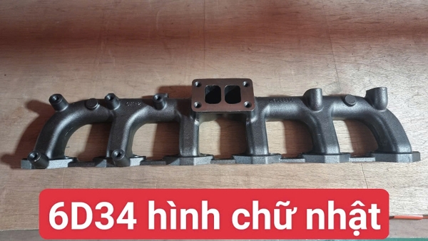 CỔ XẢ 6D34 = 6D31 ĐỜI CỔ TURBO CHỮ NHẬT TÂM 45*88