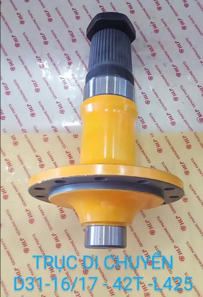 TRỤC ĐÙI D31-16/17 42T*L425 BI DƯỚI CỔ 65 QTN