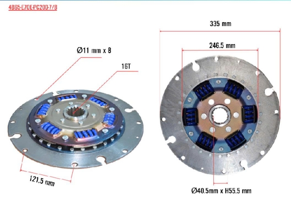 ĐĨA CÔN / ĐĨA GIẢM GIẬT PC200-7/8 16T*D335 - OEM