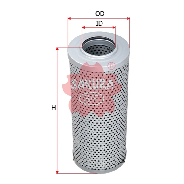 LỌC THỦY LỰC PC200-6/7/10 H5637 H11046 HF35530 07063-11046 (SỢI THỦY TINH) 230*95*50 SAKURA TỐT
