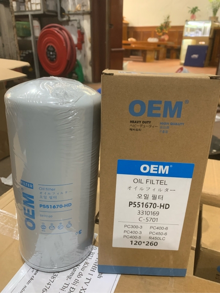 LỌC NHỚT P551670 C5715 C5701 600-211-1231 OEM-HD XỊN