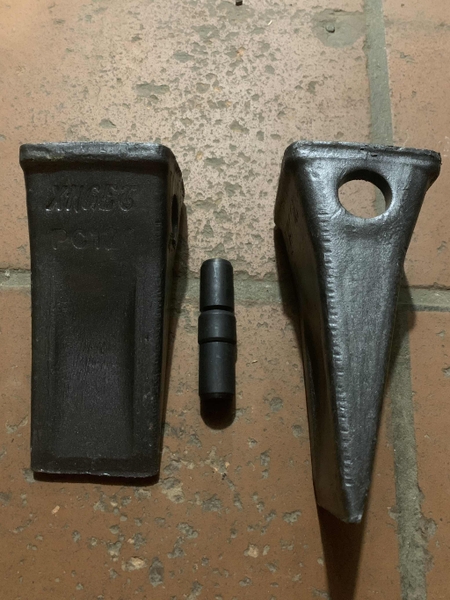 RĂNG ĐẤT PC120 THÉP DẬP - XHget NHẸ