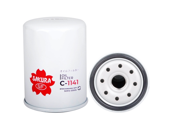 LỌC NHỚT  XE NÂNG C1141 = C1140 - C1119 - 90915/P550335  - SAKURA