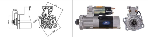 MÁY ĐỀ E320B - 3066 24V 10R*4T DK 40 - JPC