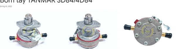 BƠM TAY 3D84/4D84 ĐỜI CỔ - KHS/HLP