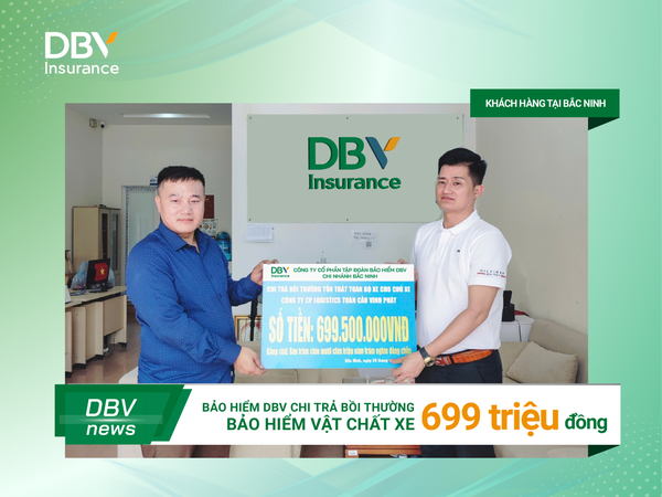 DBV CHI TRẢ GẦN 700 TRIỆU ĐỒNG CHO DOANH NGHIỆP LOGISTICS
