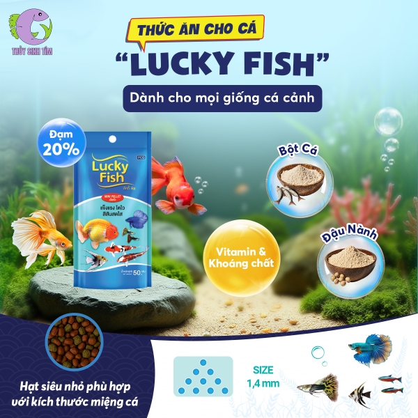 Thức ăn cho cá cảnh LUCKY FISH - 1