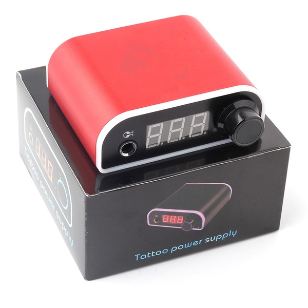 Bộ cục đổi nguồn máy pen phun xăm,ổn áp (biến áp) máy xăm đèn led 7 màu (không cần bàn đạp) - Bảo Hành 3 Tháng