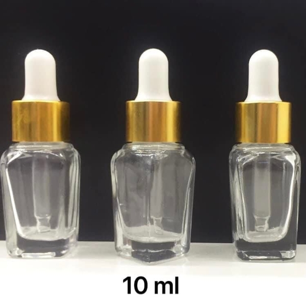 Lọ chiết dung dịch,chiết nước hoa chai thủy tinh có núm 5ml 10 ml