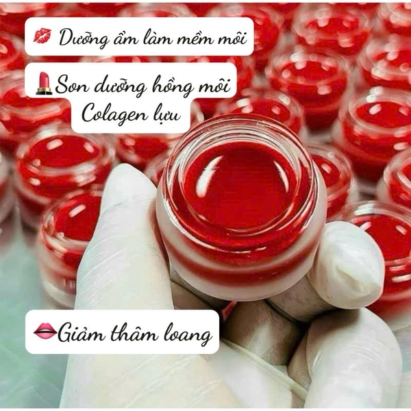Son Dưỡng Môi Lựu Đỏ Làm Hồng Môi Giảm Thâm Loang Sau Phun Xăm