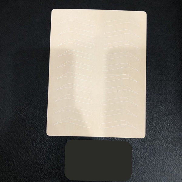 Da Giả Tập Học Phun Xăm Mày Môi Mí Cho Học Viên –Trắng Trơn Không Bột, Điêu Khắc Hồng 3D Mặt Mắt Môi