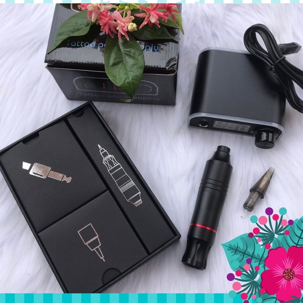 Máy Pen Phun Xăm - Máy Xăm Pen T01 Full Box