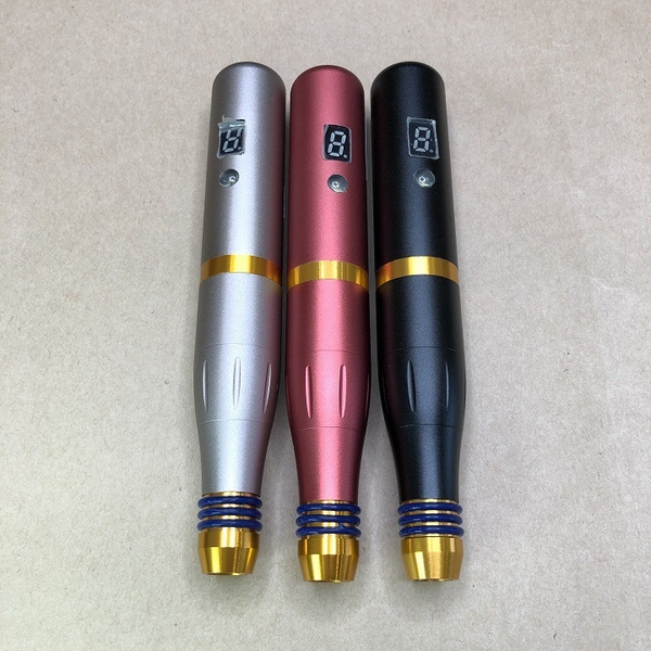 Máy Phun Xăm Kĩ Thuật Số M12 - Đi Môi, Mày, Mí, Phẩy Sợi Nét Căng, Cấy Phấn - BH 1 tháng