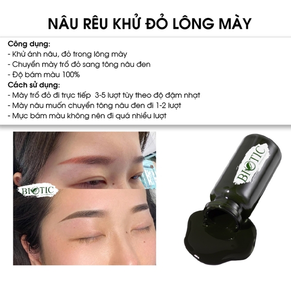 Mực Biotic Hữu Cơ Mỹ Bám Nhanh Bong Đậm Dạng Chai 10ml Mẫu Mới Nhất