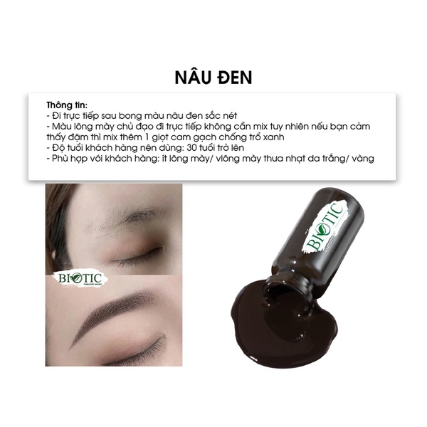 Mực Biotic Hữu Cơ Mỹ Bám Nhanh Bong Đậm Dạng Chai 10ml Mẫu Mới Nhất