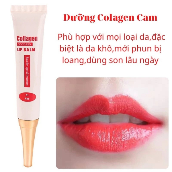 Dưỡng Kích Màu Môi sau phun xăm collagen chính hãng, dưỡng colagen kích màu môi sau phun xăm