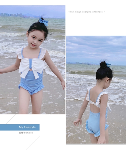 Đồ bơi mẹ và bé gái phối nơ Tuvada - BLN07