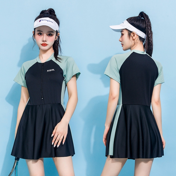 Đồ bơi nữ bigsize 1 mảnh đến 80kg có sẵn đệm mút Tuvada - BVB41