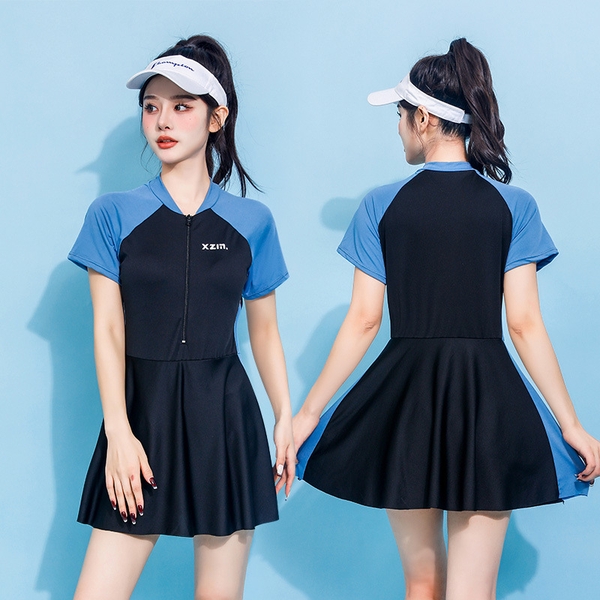 Đồ bơi nữ bigsize 1 mảnh đến 80kg có sẵn đệm mút Tuvada - BVB41